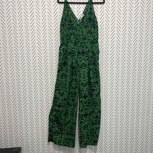 H&M CONSCIOUS Emerald Green Jumpsuit. Size 10